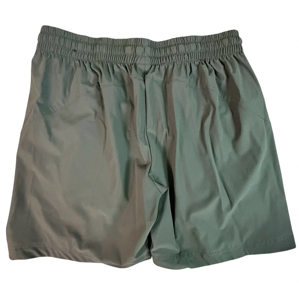 LEG3ND Athletic Shorts Men Large Green Cargo Zip‎ Pockets Activewear